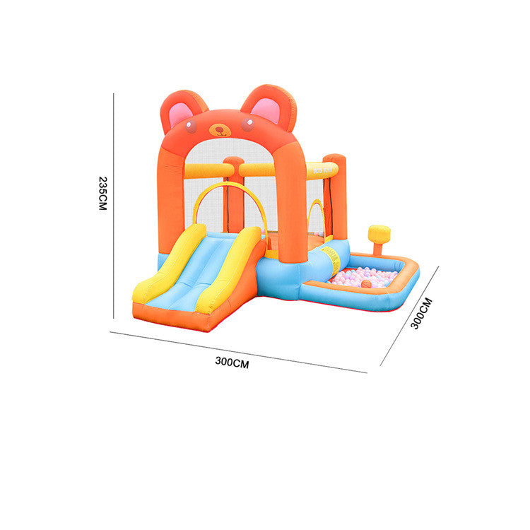 Bear Theme Inflatable Jumping Bed for Household Fun Toyland EU Toyland EU