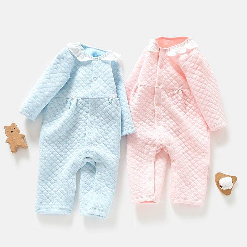 Baby Girl Korean Romper Jumpsuit | Pink And Blue | 59-90 cm