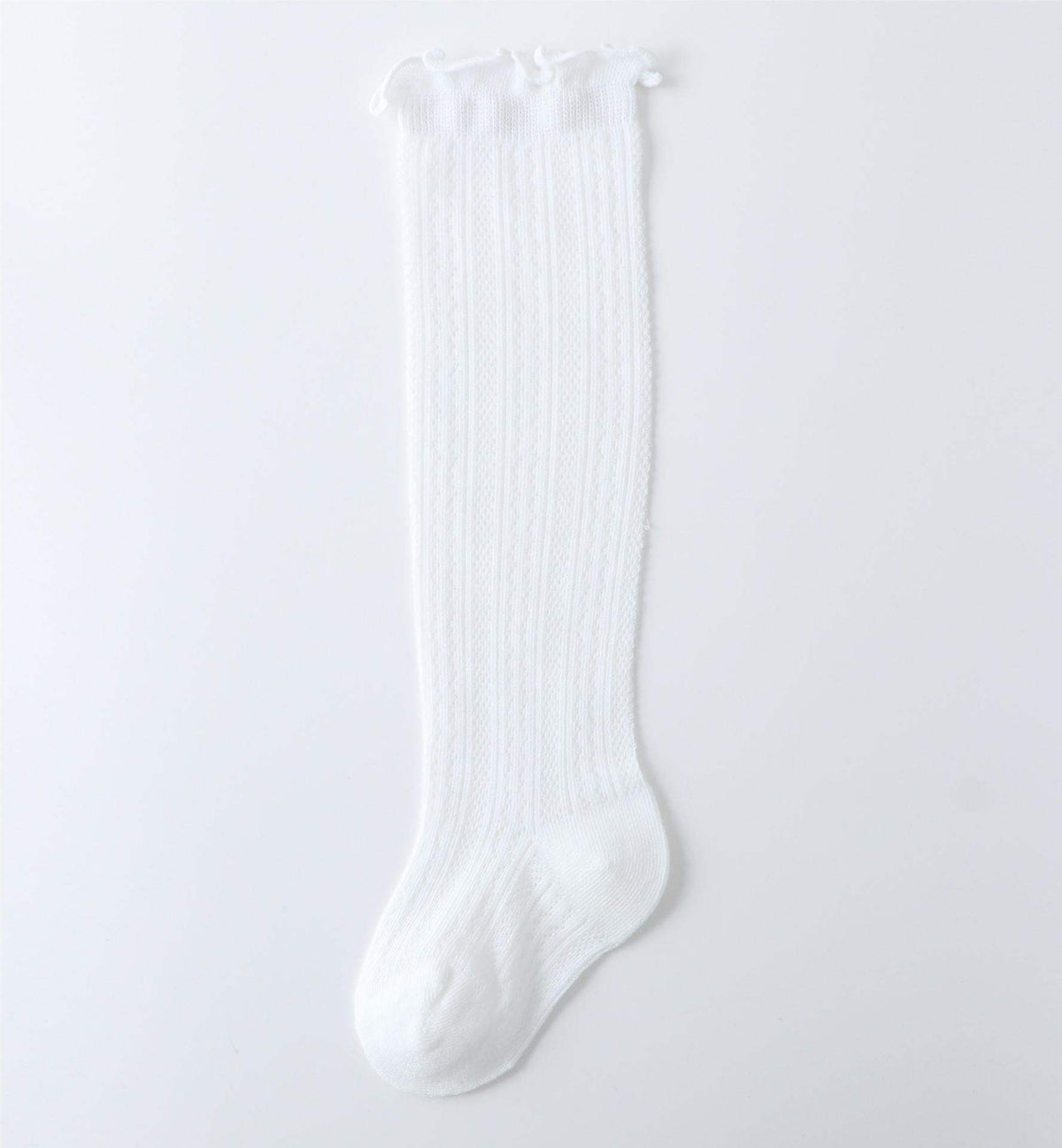 Infant And Toddler Breathable Mesh Air-Conditioning Socks | White, Gray
