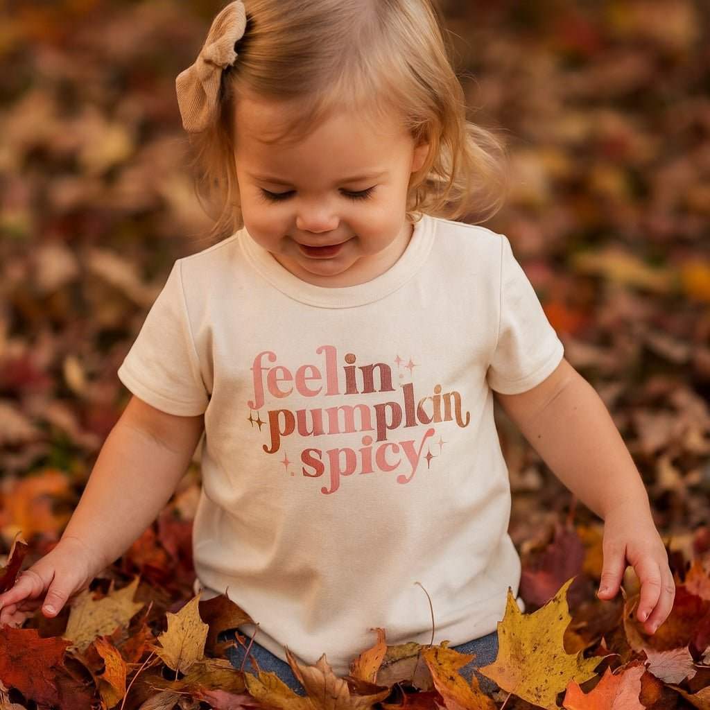 Graphic Tee | 100% Organic Cotton | Pumpkin Spice | Toddler