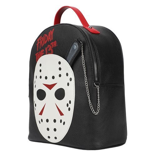 Jason Mask Mini Backpack With Knife Coin Purse Front Pocket