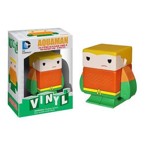 Aquaman Interchangeable Magnetic Vinyl Cube Figure For Collectors