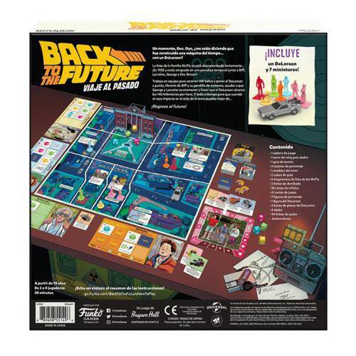 Back To The Future Board Game Spanish Edition Family Friendly