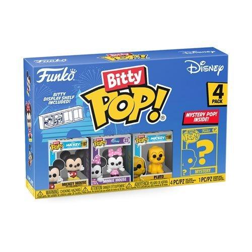 Disney Bitty Pop Mini Figures 4-Pack With Mystery Chase Figure - ToylandEU