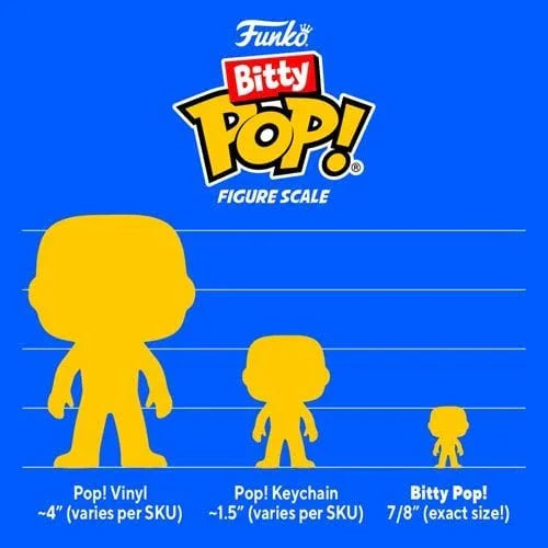 Disney Bitty Pop Mini Figures 4-Pack With Mystery Chase Figure - ToylandEU