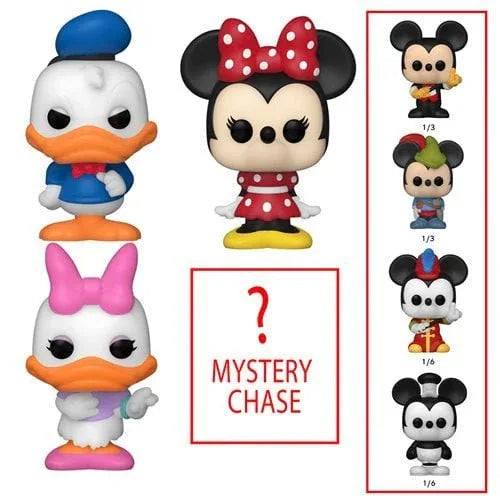 Disney Bitty Pop Mini Figures 4-Pack With Mystery Chase Figure - ToylandEU