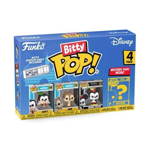 Disney Bitty Pop Mini Figures 4-Pack With Mystery Chase Figure - ToylandEU