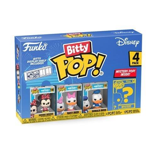 Disney Bitty Pop Mini Figures 4-Pack With Mystery Chase Figure - ToylandEU