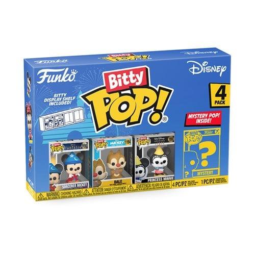 Disney Bitty Pop Mini Figures 4-Pack With Mystery Chase Figure - ToylandEU
