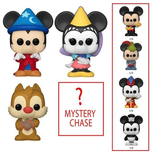 Disney Bitty Pop Mini Figures 4-Pack With Mystery Chase Figure - ToylandEU