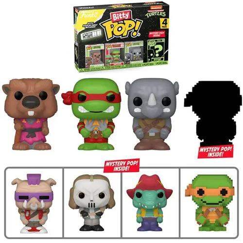 Funko Bitty Pop! Teenage Mutant Ninja Turtles Comics Mini-Figure 4-Pack - Select Set(s) - ToyShnip