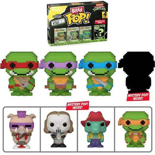 Funko Bitty Pop! Teenage Mutant Ninja Turtles Comics Mini-Figure 4-Pack - Select Set(s) - ToyShnip