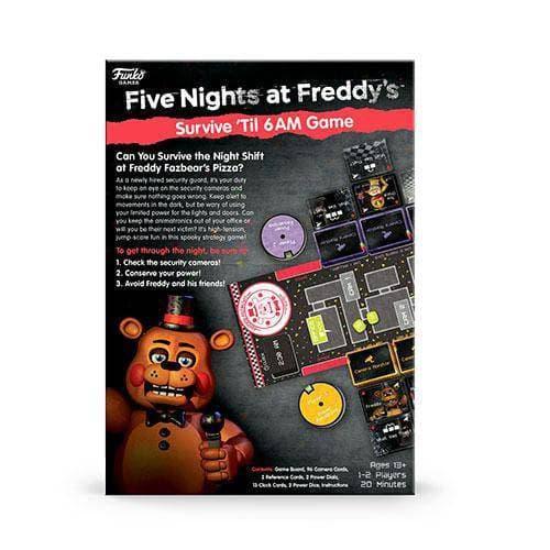 Five Nights At Freddy's Board Game For Engaging 1-3 Players - ToylandEU