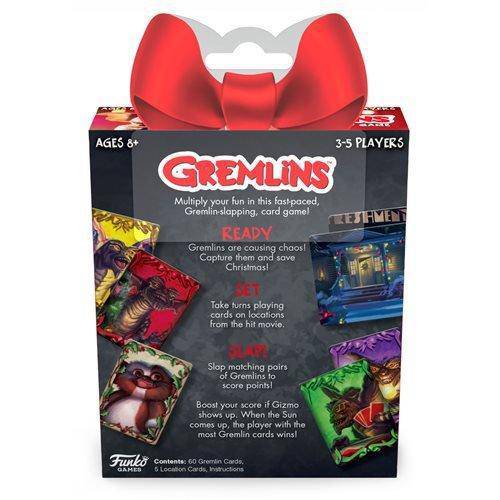 Gremlins Holiday Havoc Card Game Plays Anywhere For 3-5 Players