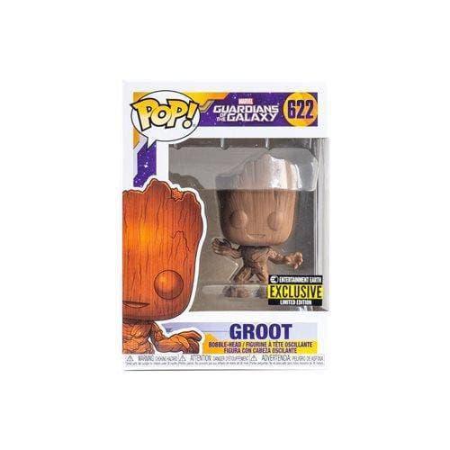 Groot Wood Deco Pop Vinyl Figure Entertainment Earth Exclusive - ToylandEU