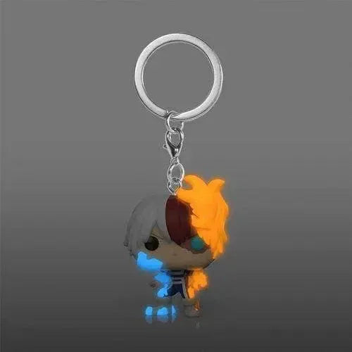 My Hero Academia Shoto Todoroki Glow Pocket Pop Keychain Exclusive - ToylandEU