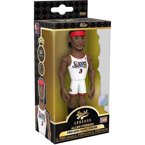 NBA Legends Gold Vinyl Figure Allen Iverson Limited Edition - ToylandEU