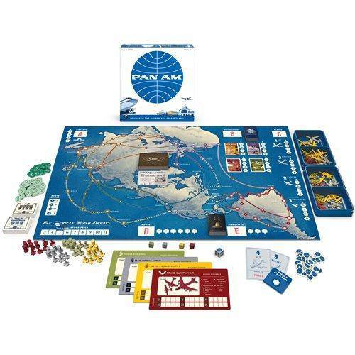 Pan Am Airline Strategy Board Game Build Fleets And Airports