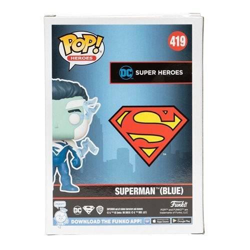 Superman Blue Vinyl Funko Pop Figure 2021 Convention Exclusive - ToylandEU