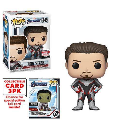 Funko Pop Tony Stark Endgame Marvel Collector Cards Exclusive