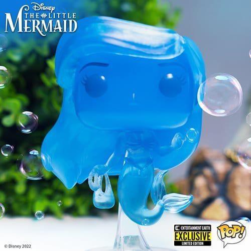 Disney Ariel Pop Vinyl Blue Translucent Entertainment Earth Exclusive - ToylandEU