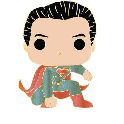 Justice League Funko Pop Enamel Pin With Crown Stand - ToylandEU