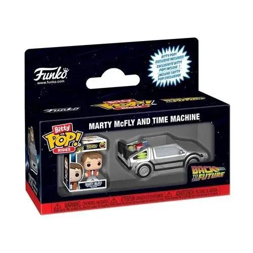 Funko Pop! Ride Bitty Back to the Future Marty McFly and Time Machine - ToyShnip