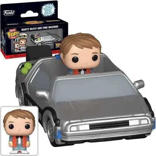 Funko Pop! Ride Bitty Back to the Future Marty McFly and Time Machine - ToyShnip