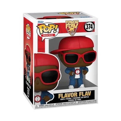 Authentic Funko Pop Rocks Flavor Flav Collectible Vinyl Figure
