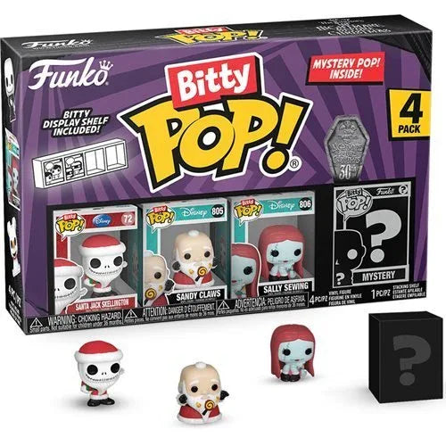 Nightmare Before Christmas Bitty Pop Mini Figures 4 Pack - ToylandEU