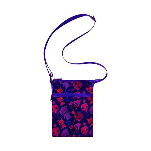 Nightmare Before Christmas Black Light Crossbody Passport Bag - ToylandEU
