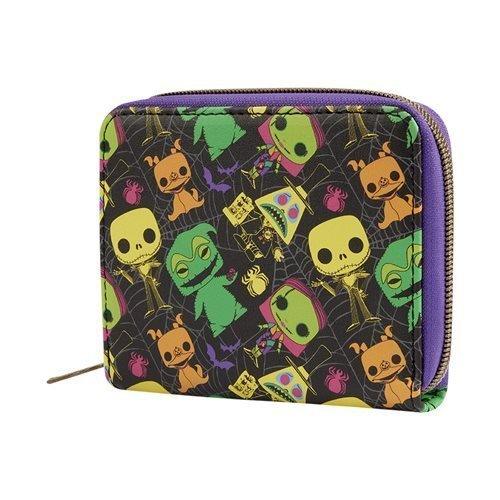 Nightmare Before Christmas Black Light Zip Wallet Collectible - ToylandEU