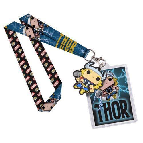 Thor Pop Vinyl Lanyard With Rubber Charm And Card Holder - ToylandEU