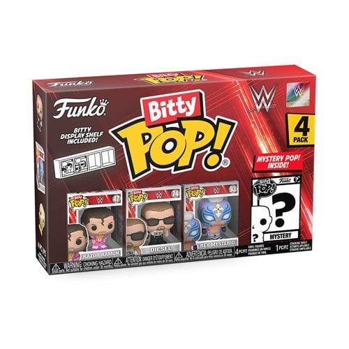 WWE Bitty Pop Mini Figure 4 Pack Exclusive Collectible Set - ToylandEU