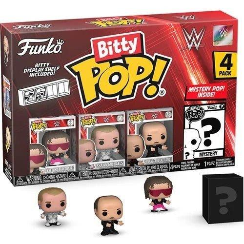 WWE Bitty Pop Mini Figure 4 Pack Exclusive Collectible Set - ToylandEU