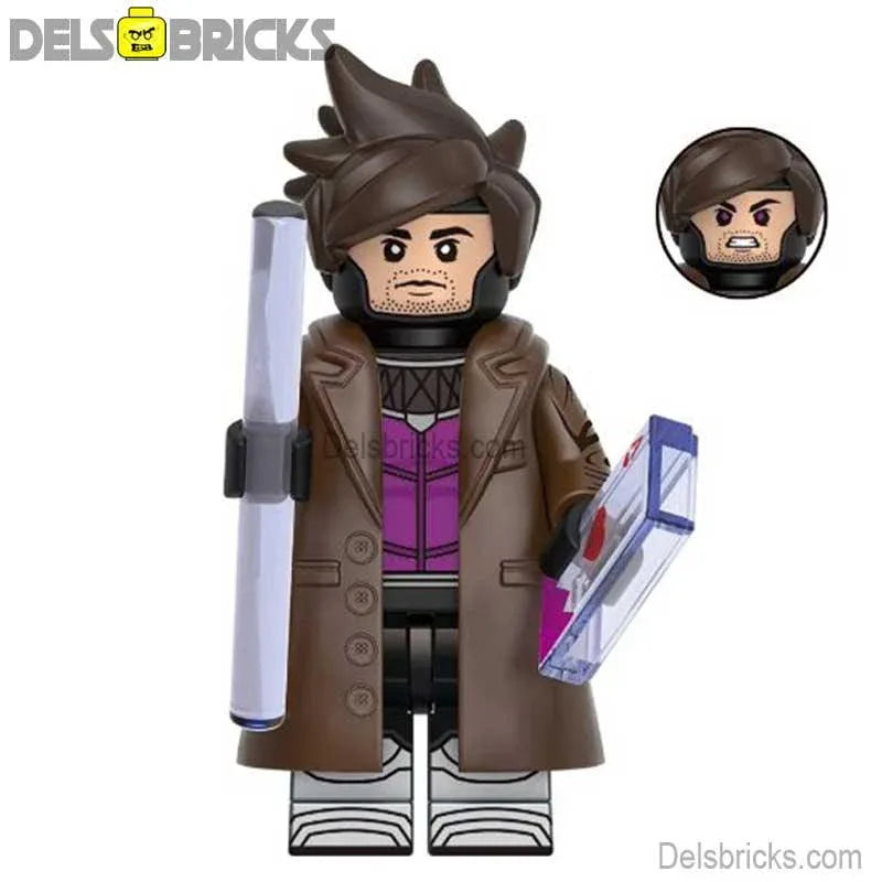 Gambit from Deadpool & Wolverine Movie Lego Minifigures Custom Toys - ToylandEU