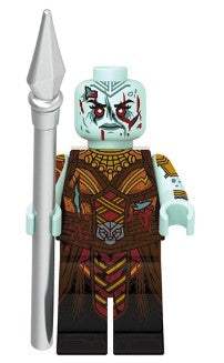 Zombie Okoye | Custom Minifigure | ABS Plastic