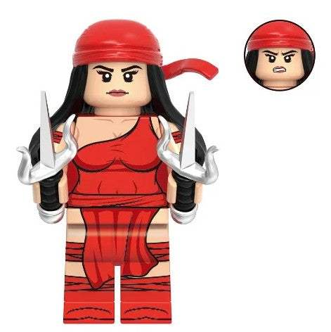 Elektra | Custom Minifigure | ABS Plastic | Version 2