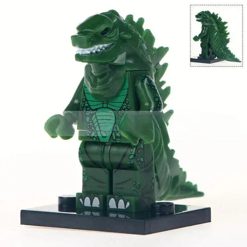 Godzilla Green Kaiju Lego Minifigures Custom Toys - ToylandEU