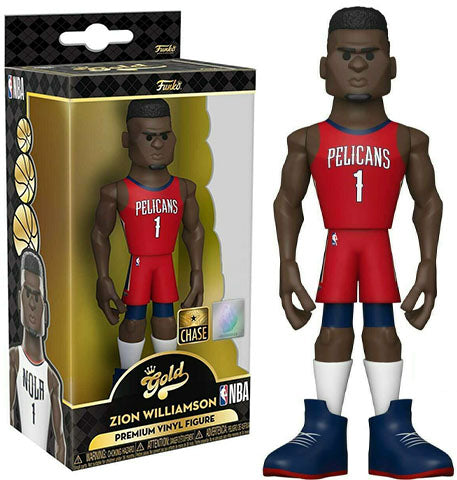 Funko Gold Zion Williamson Chase Pop NBA Figure Near Mint
