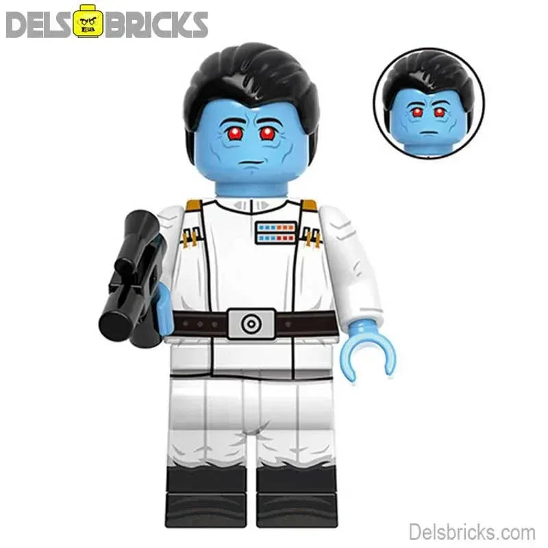 Lego Star Wars Grand Admiral Thrawn Minifigure Compatible Building Blocks - ToylandEU