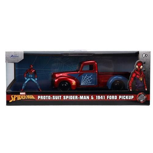 Spider Man Ford Pickup Die Cast Metal Car 1:32 Scale - ToylandEU