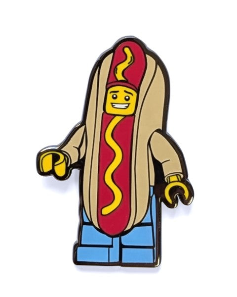 Enamel Snap Button | LEGO® Minifigures Hot Dog Man | Ages 6+