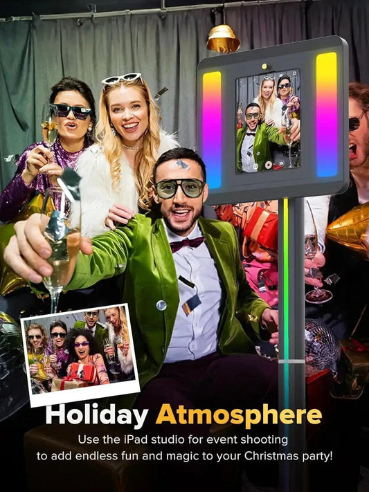 iPad Photo Booth Portable With RGB Lights Remote Metal -  ToylandEU™