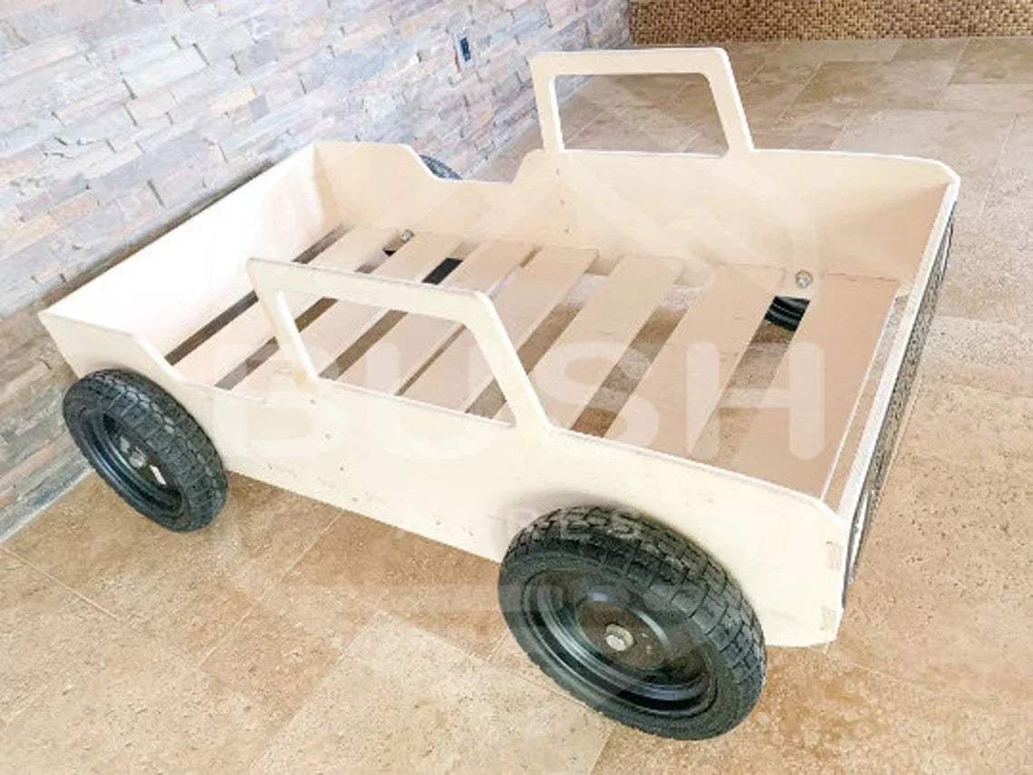 Toddler Bed | Baltic Birch Plywood | Acrylic Front Grille | Nursery Use