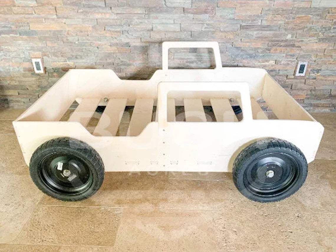 Toddler Bed | Baltic Birch Plywood | Acrylic Front Grille | Nursery Use