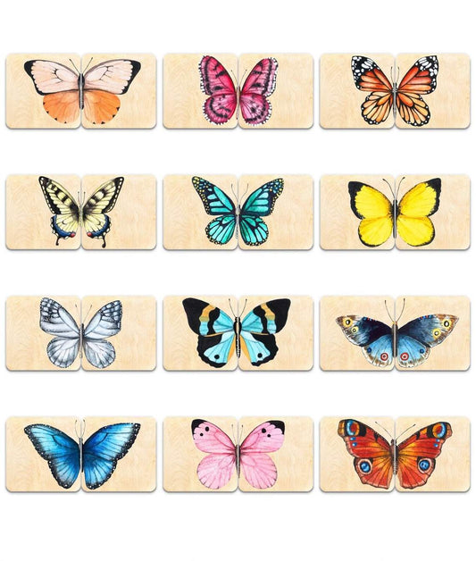 Memory Game Cards | Butterfly Design | Montessori Focus | Early Learner
