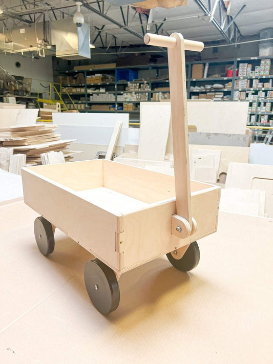 Montessori Push Cart | Baltic Birch Plywood | Smooth Sanded Frame | Toddlers