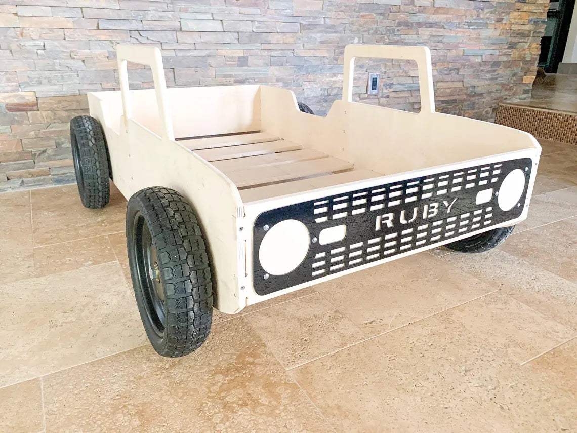 Toddler Bed | Baltic Birch Plywood | Acrylic Front Grille | Nursery Use