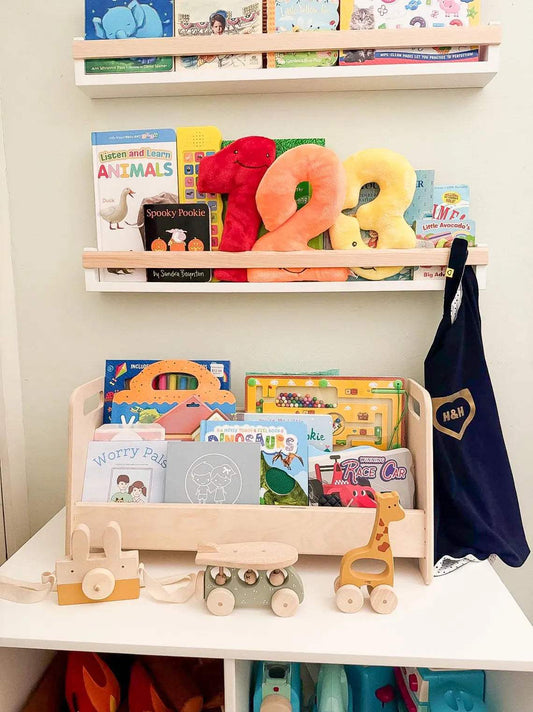 Portable Bookshelf | Natural Plywood Frame | Pre Sanded Finish Compact Size
